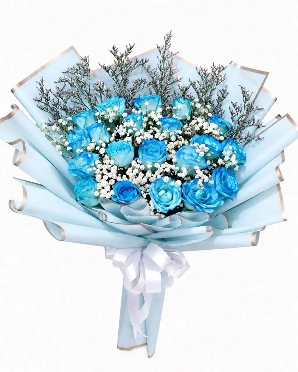 Buket Mawar Biru Premium Ocean Whisper