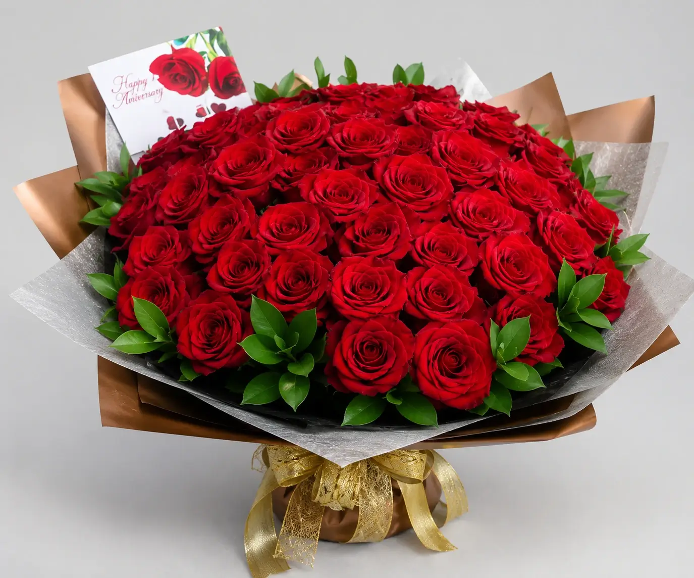 Buket Mawar Merah Jumbo Premium - Spesial Anniversary