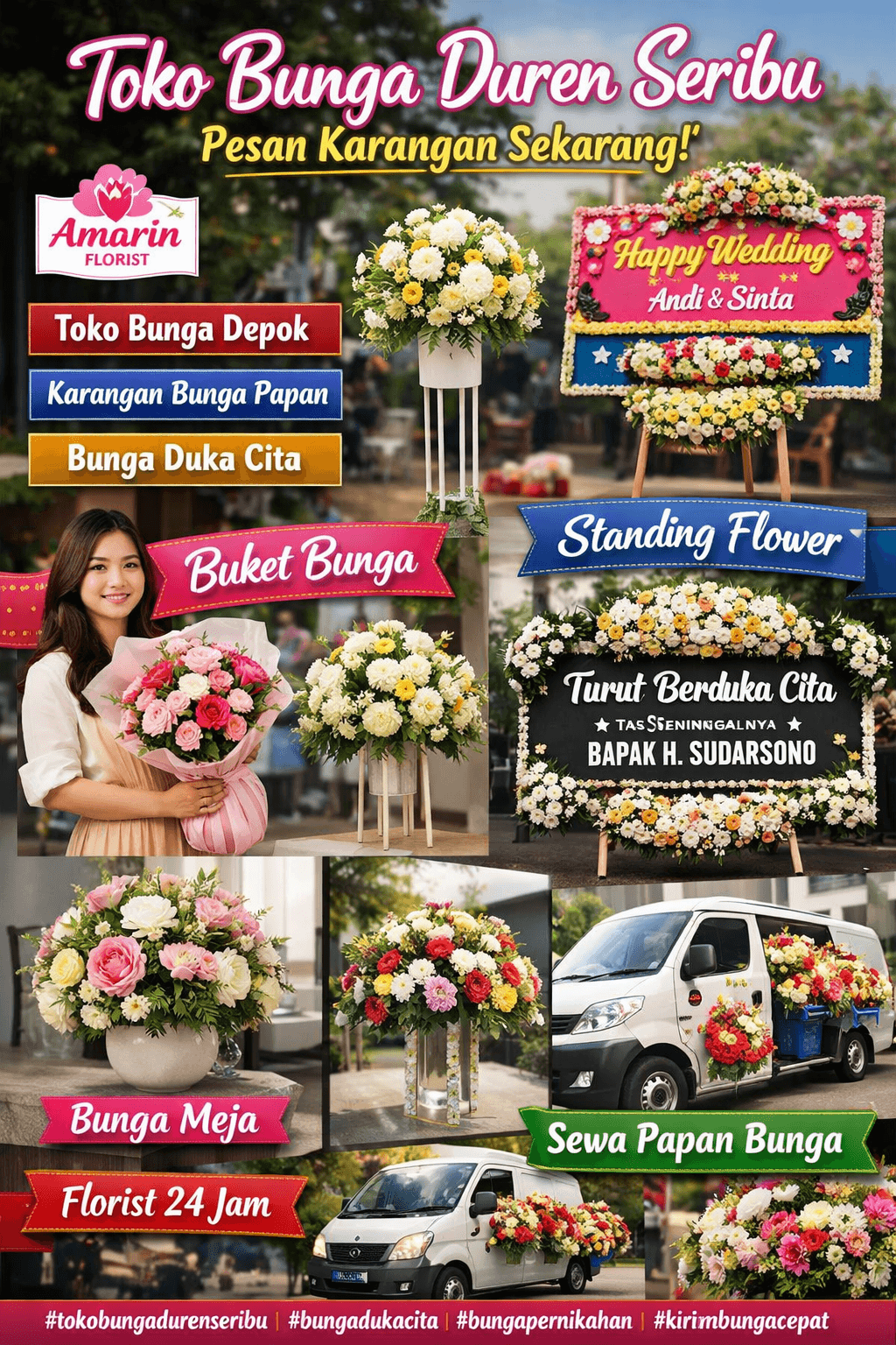 Toko Bunga Duren Seribu | Pesan Karangan Sekarang!