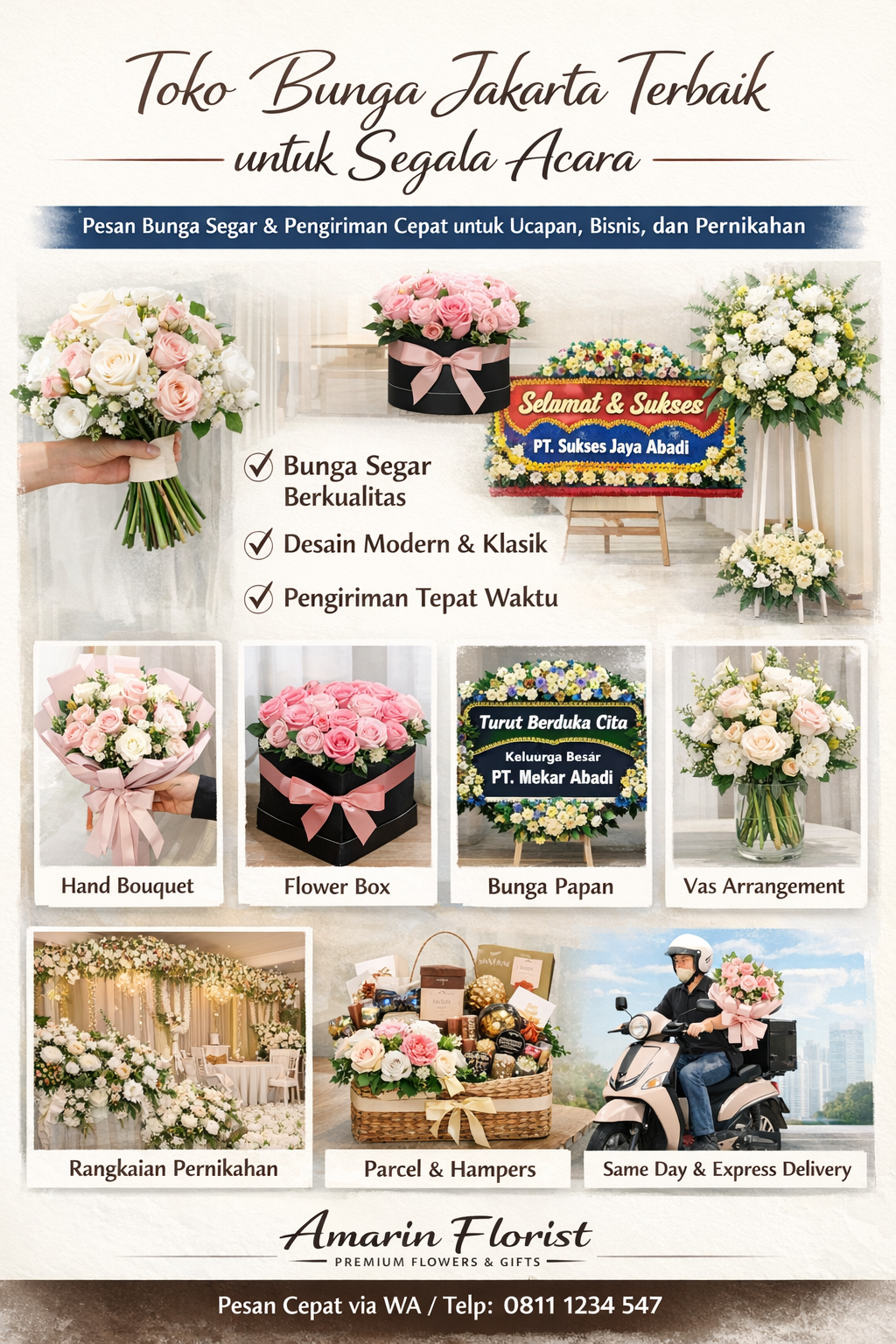 Toko Bunga Jakarta Terbaik untuk Segala Acara